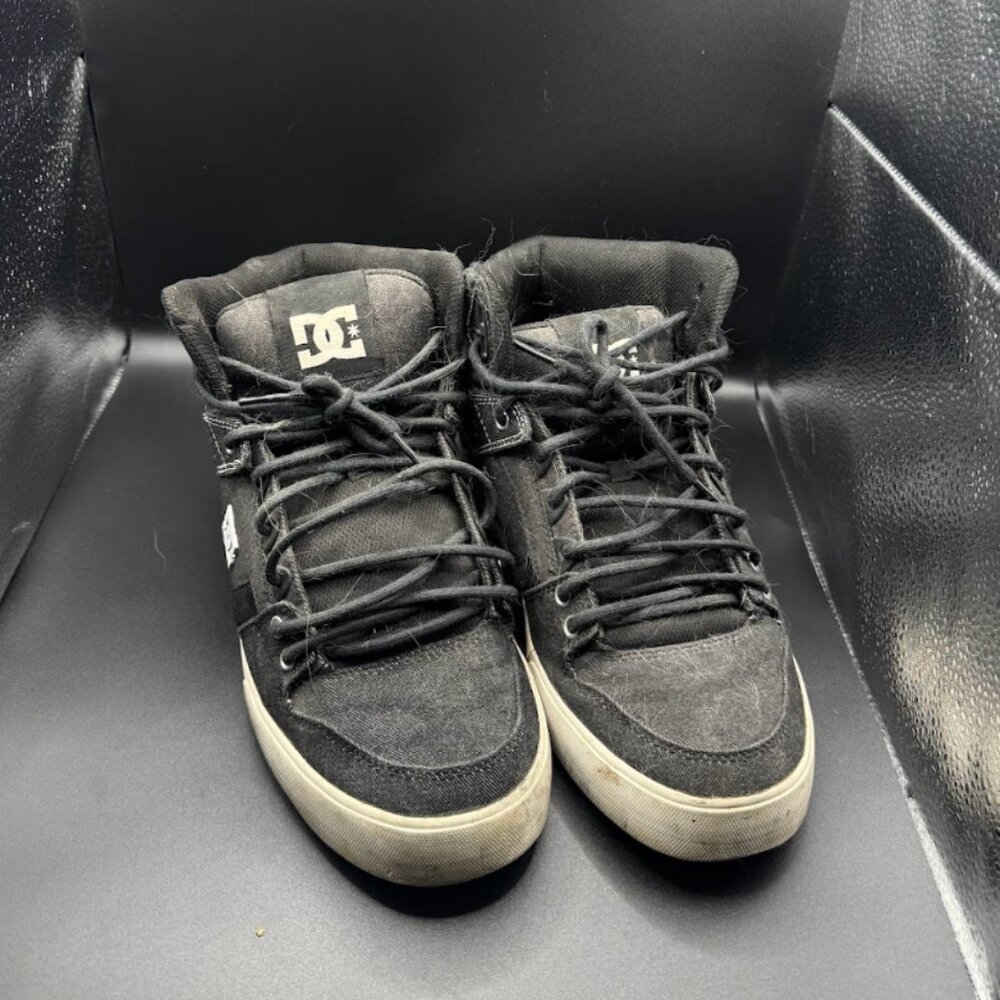 DC Shoes Pure High-Top WC TX LE Men’s Size 12 Black/White Skate Shoes